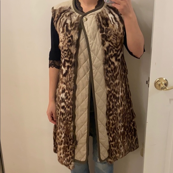 Chloe rabbit fur vest. Size 34 - Picture 3 of 16